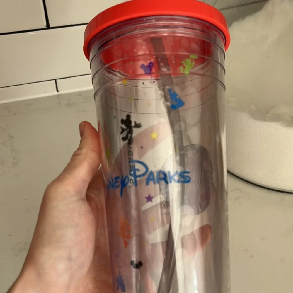Starbucks Disney Parks Iced Coffee Tumbler, used